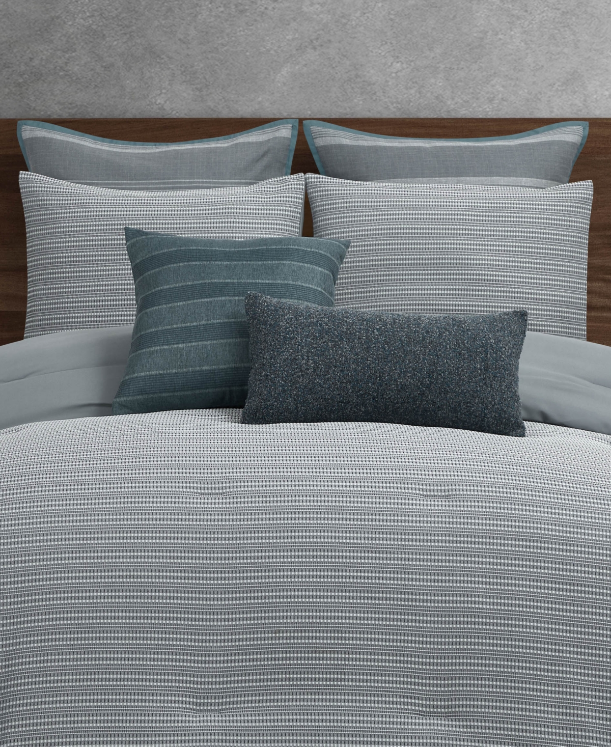 Perry Ellis Aurora Textured 3-Pc. Comforter Set, Full/Queen