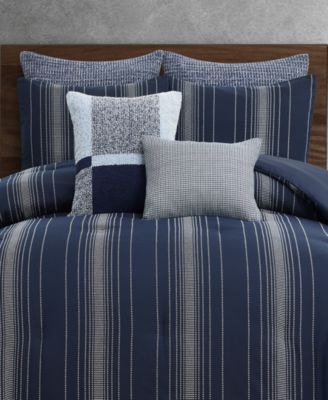 Harper Striped 3-Pc. Comforter Set, Full/Queen