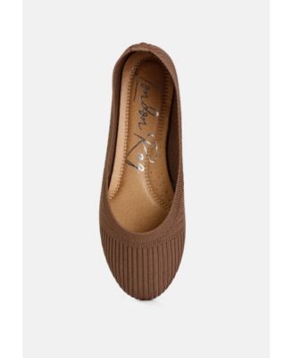 Womens Ammie Solid Casual Ballet Flats