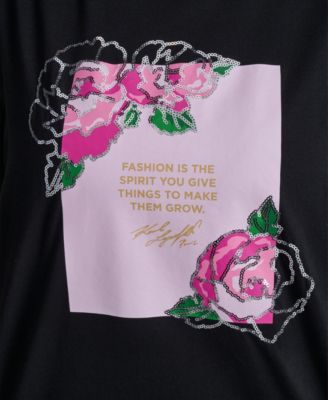 Plus Size Short-Sleeve Crew Neck Top