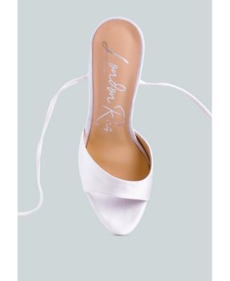 Womens Passion Fruit Dramatic Platform Lace-Up Heel Sandals