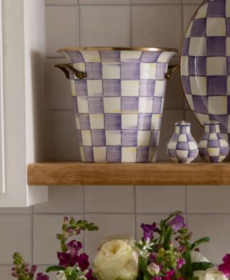 Violet Check Handmade Wine Cooler