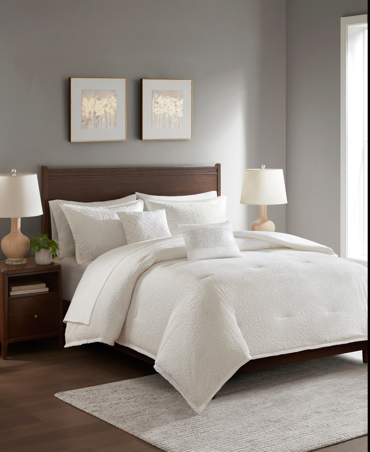 Addison Park Blanca Floral 9-Pc. Comforter Set