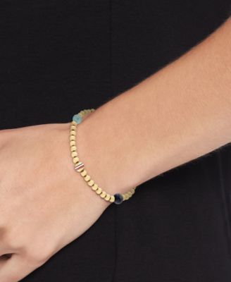 Women's Modern Hippie Gold-Plated Stainless Steel Bracelet