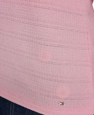 Women's Flutter-Sleeve Crew Neck Top