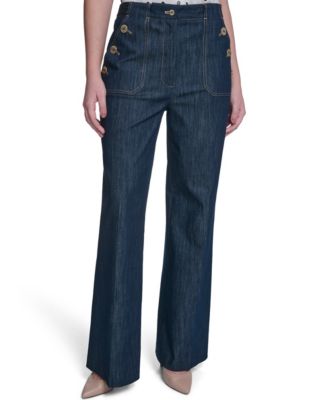 Women's Denim Sailor Pants