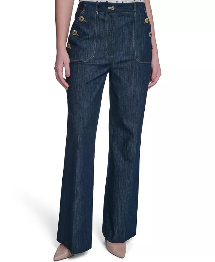 Women's Denim Sailor Pants