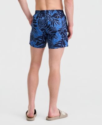 BOSS by Men's 5" Tropical Print Swim Trunks