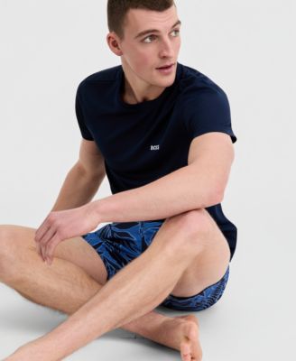 BOSS by Men's Short-Sleeve Rashguard Swim Shirt