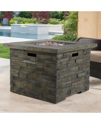 35" SQUARE MGO FIRE PIT - 40000 BTU.