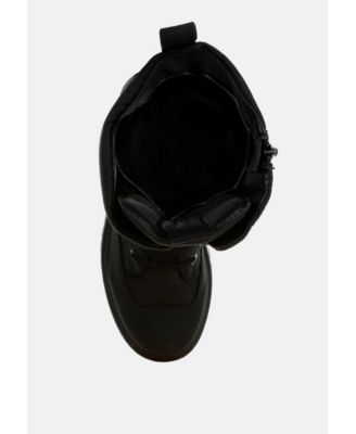 Womens Argi Anti-Skid Lace-Up Combat Boots