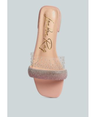 Womens Old Flame Low Strack Heel Sandals