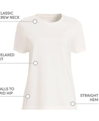 Women's Tall Relaxed Supima Cotton Crew Neck T-Shirt