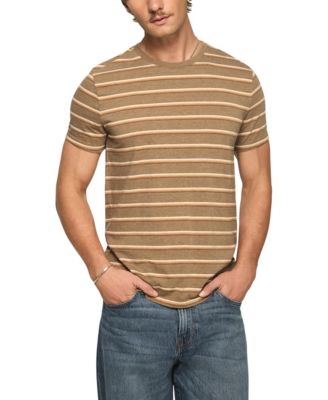 Men's Venice Burnout Stripe Crew Neck T-Shirt