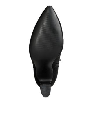 Womens Clubdate Block Heeled Ankle Boots