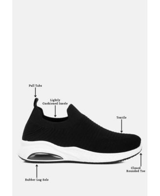 Womens jafna knitted slip on sneakers