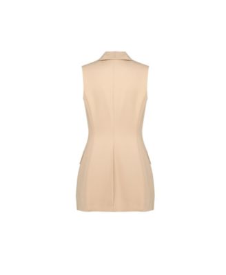 Women's Long Tailored Vest Tops