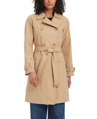 Women's Classic Double-Breasted Trench Coat