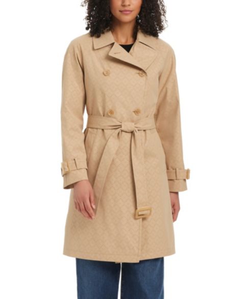 Женское пальто Kate Spade New York Classic Double-Breasted Trench, цвет: Хаки