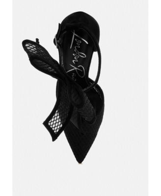 Womens Regenta Big Bow Detail Stiletto Sandals