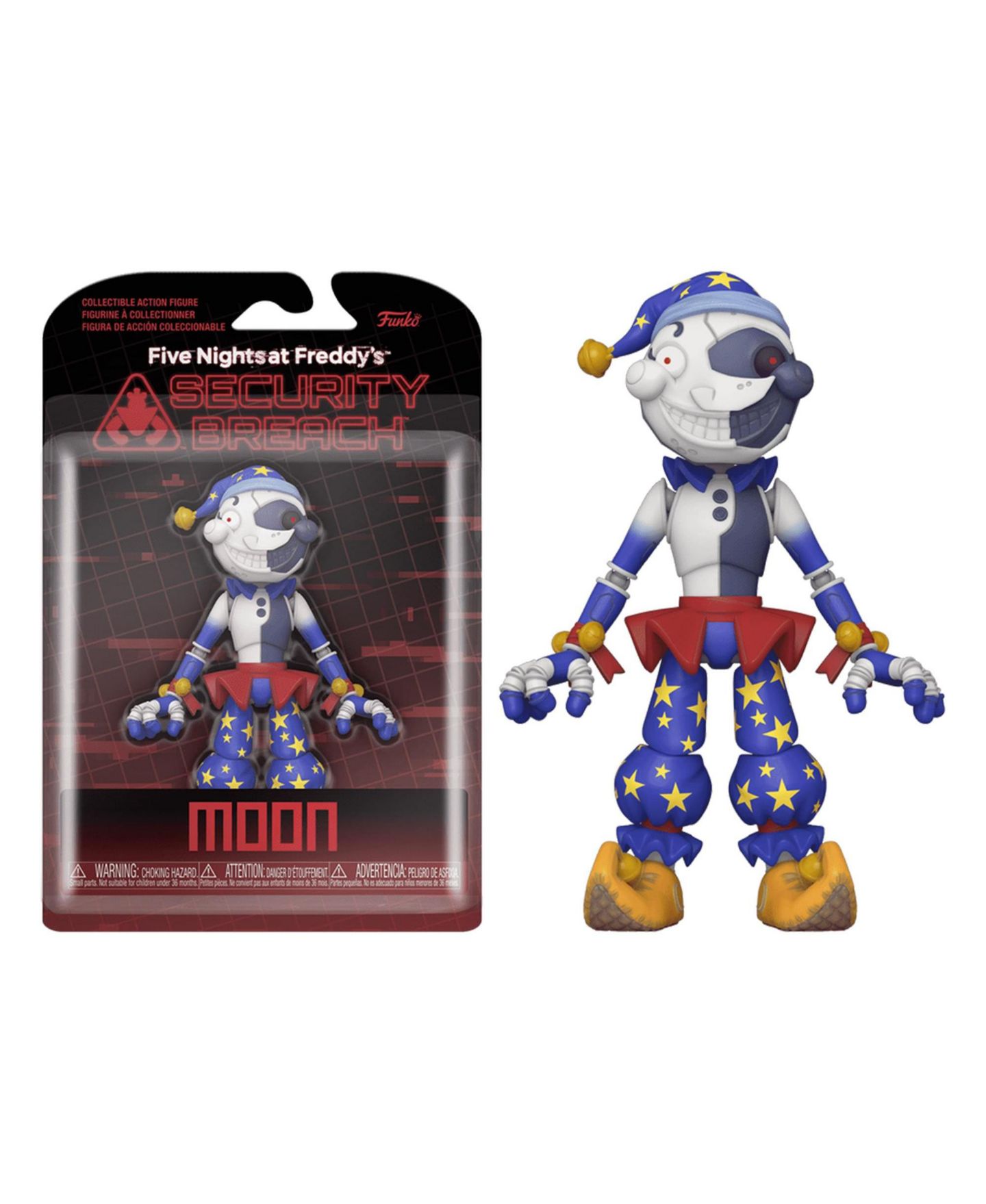 Детская фигурка Funko Five Nights at Freddy's Moon 5-Inch Articulated Action Figure, Ages 3+ — фото 2