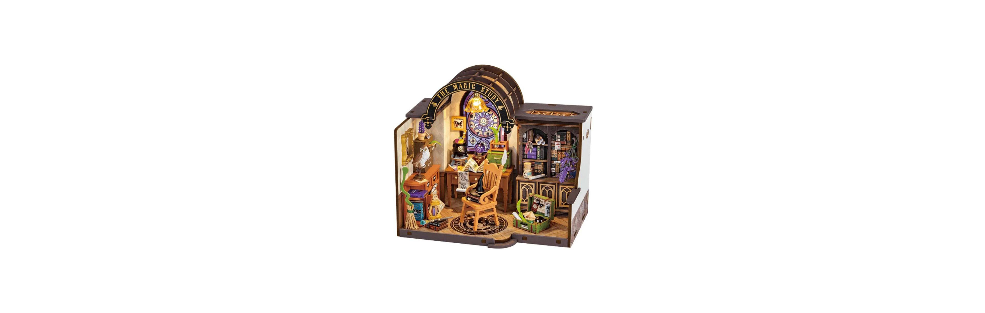 Flash Popup Diy 3D Wood Puzzle: Magic Study 267 pieces