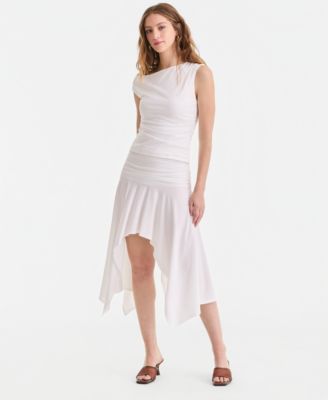 Women's Ruched Boat-Neck Top