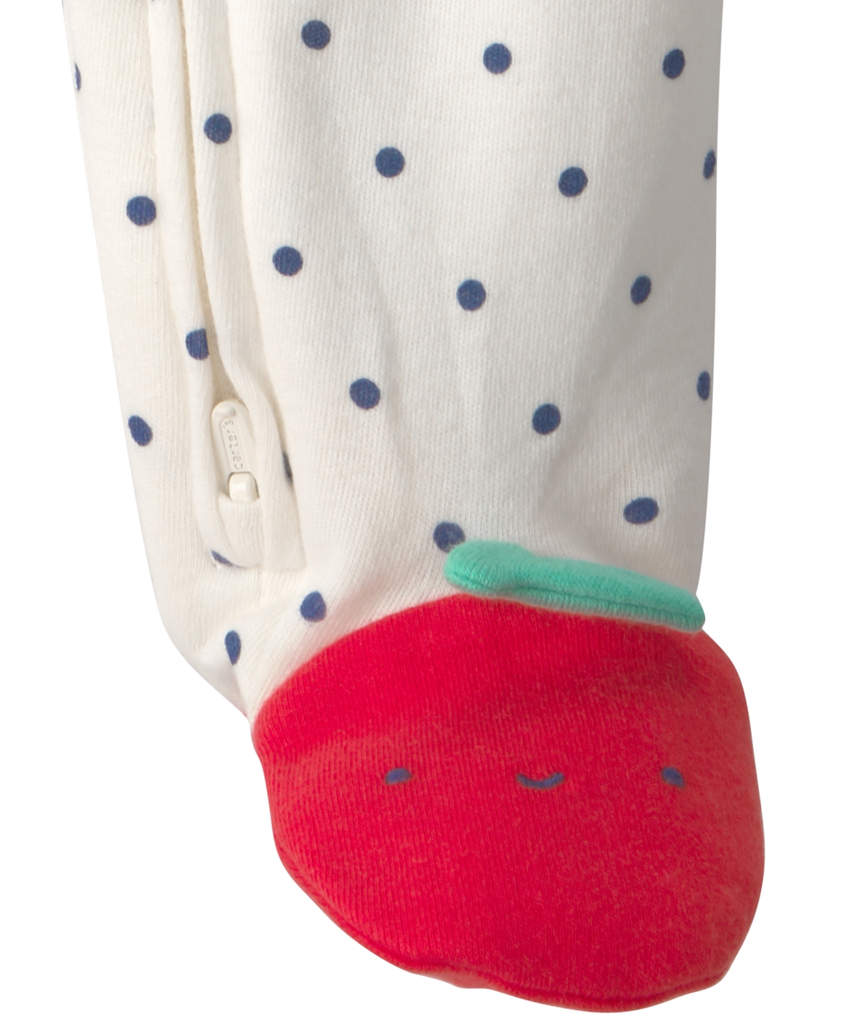 Carter's Baby Girls' Cherry 2-Way Zip Sleep & Play Pajama