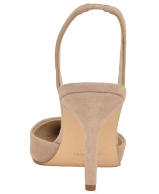 Women's Paytie Suede Slingback Stiletto Pumps