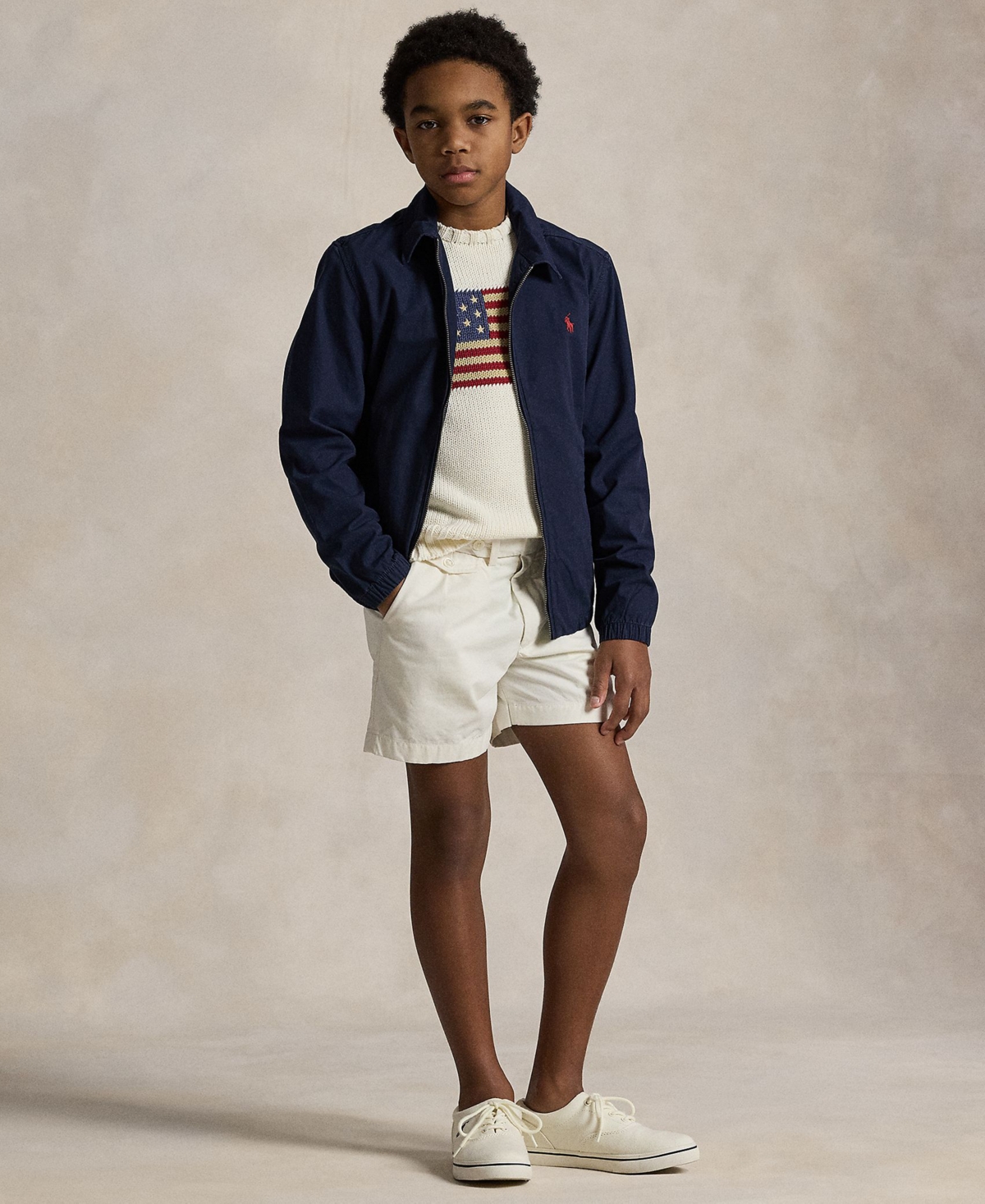 Polo Ralph Lauren Big Boys The Bayport Cotton Poplin Jacket