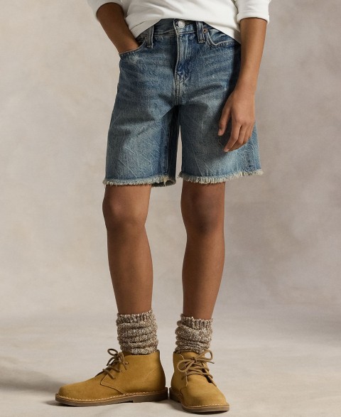 Polo Ralph Lauren Boys' 8-20 Sullivan Slim Cutoff Denim Shorts