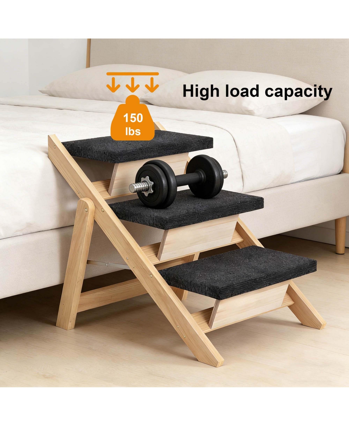 Aostirmotor 150lb Capacity Pet Steps