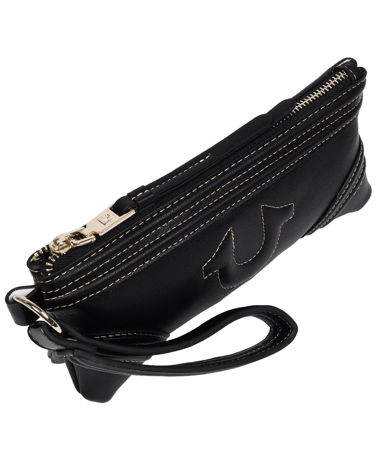 Женский кошелёк True Religion Bombe Horseshoe Wristlet Wallet, цвет: Чёрный — фото 4