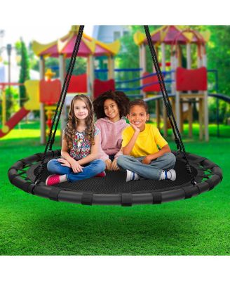 40" diameter Round Saucer Tree Swing - Sturdy, Durable & Easy to Assemble