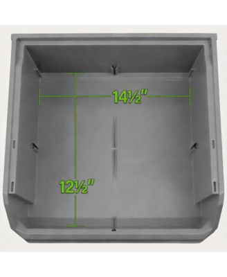 Extra Large Stackable Storage Bins for Home Organization 4-Pack