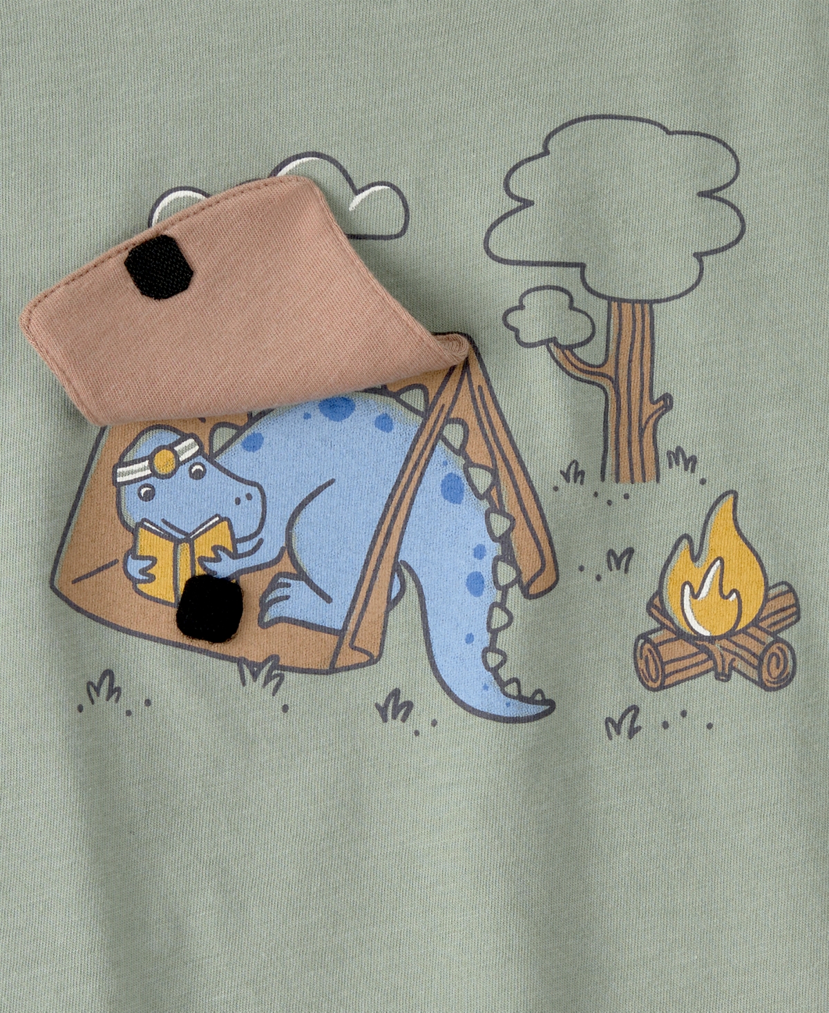 Carter's Boys' Toddler 2T-5T Camping Dinosaur Graphic T-Shirt