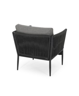 Outdoor Hanford Club Chair Dazzling Textures Exquisite Design Premium Patio Seating for Garden Backyard