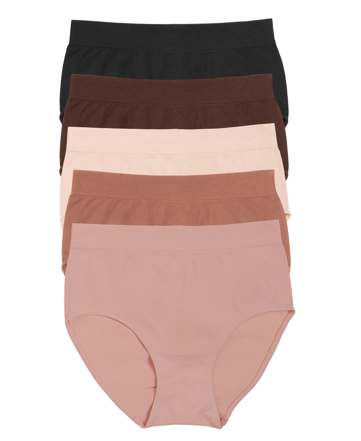 Women's Body Smooth Seamless Brief 5-Pack