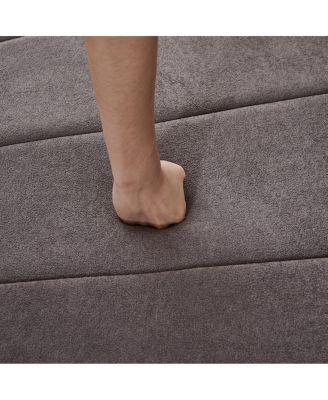 Chenille Sectional Sofa with 2 Pillows, Symmetrical Modular for Living Room/Office