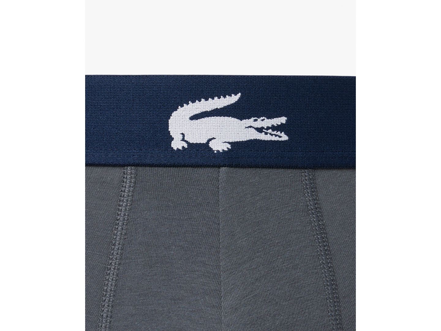 Бельё для мужчин, хлопок, стрейч, 3 шт. — Lacoste, цвет: Белый — фото 5
