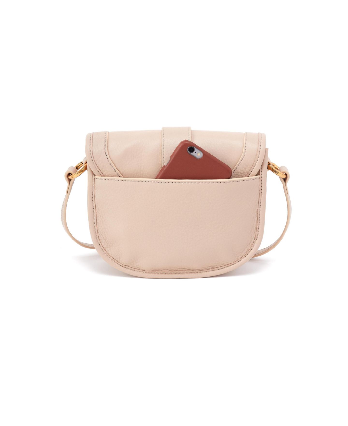 Женская сумка HOBO Kiva Small Pebbled Leather Crossbody, цвет: Стоунвош — фото 4
