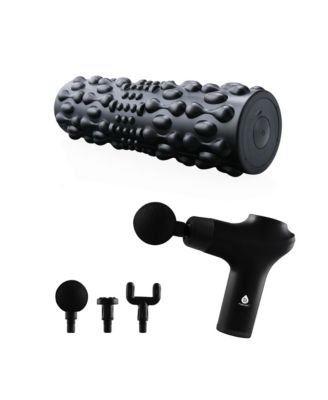 Deep Tissue Recovery Bundle – 3-Speed Percussion Massager + FlexiPulse 5-Speed Vibrating Foam Roller