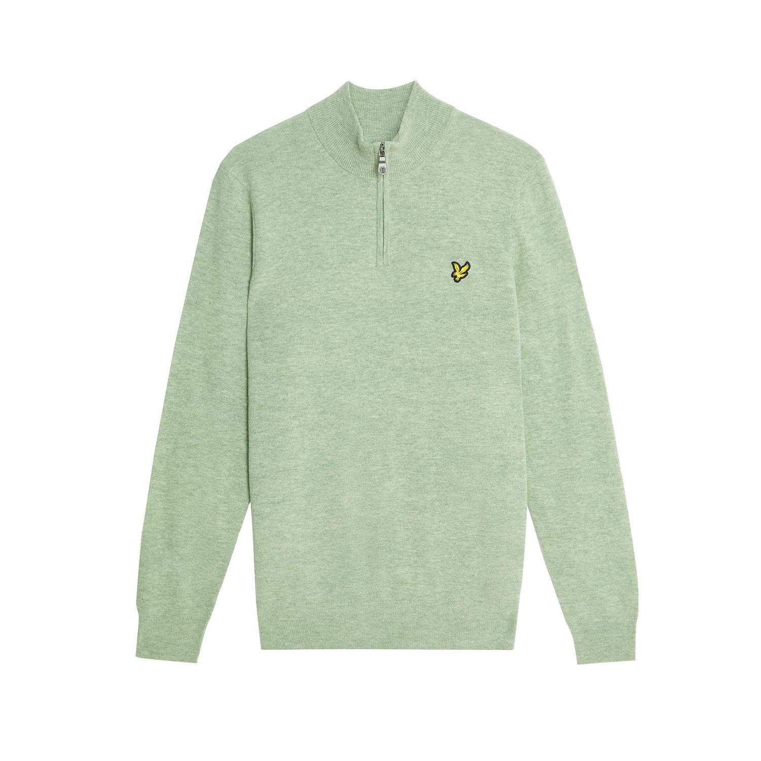 Men's Lambswool Blend Quarter Zip Sweater