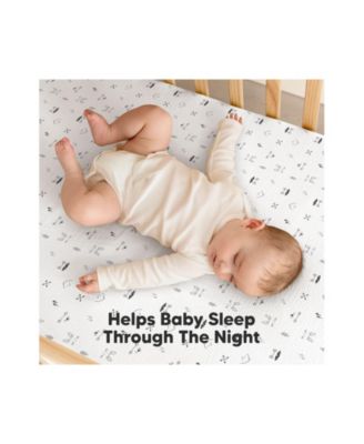 Lyra Muslin Crib Sheets for Boys, Girls, 2pk 52x28 Cotton Baby Crib Mattress Sheets Fitted, Soft, Breathable