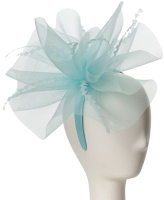 Crinoline and Feather Fascinator Hat