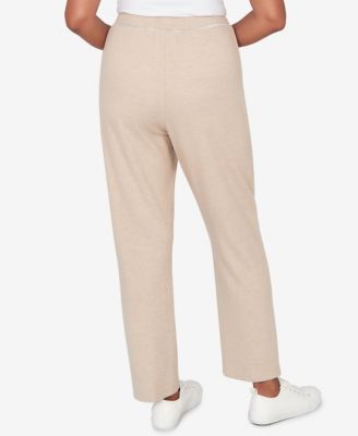 Petite Straight Leg Pull-On Pants