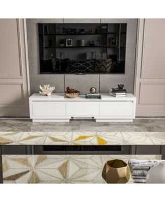 Extendable Media Console 65.4'' - 106.3'' W,TV Stand