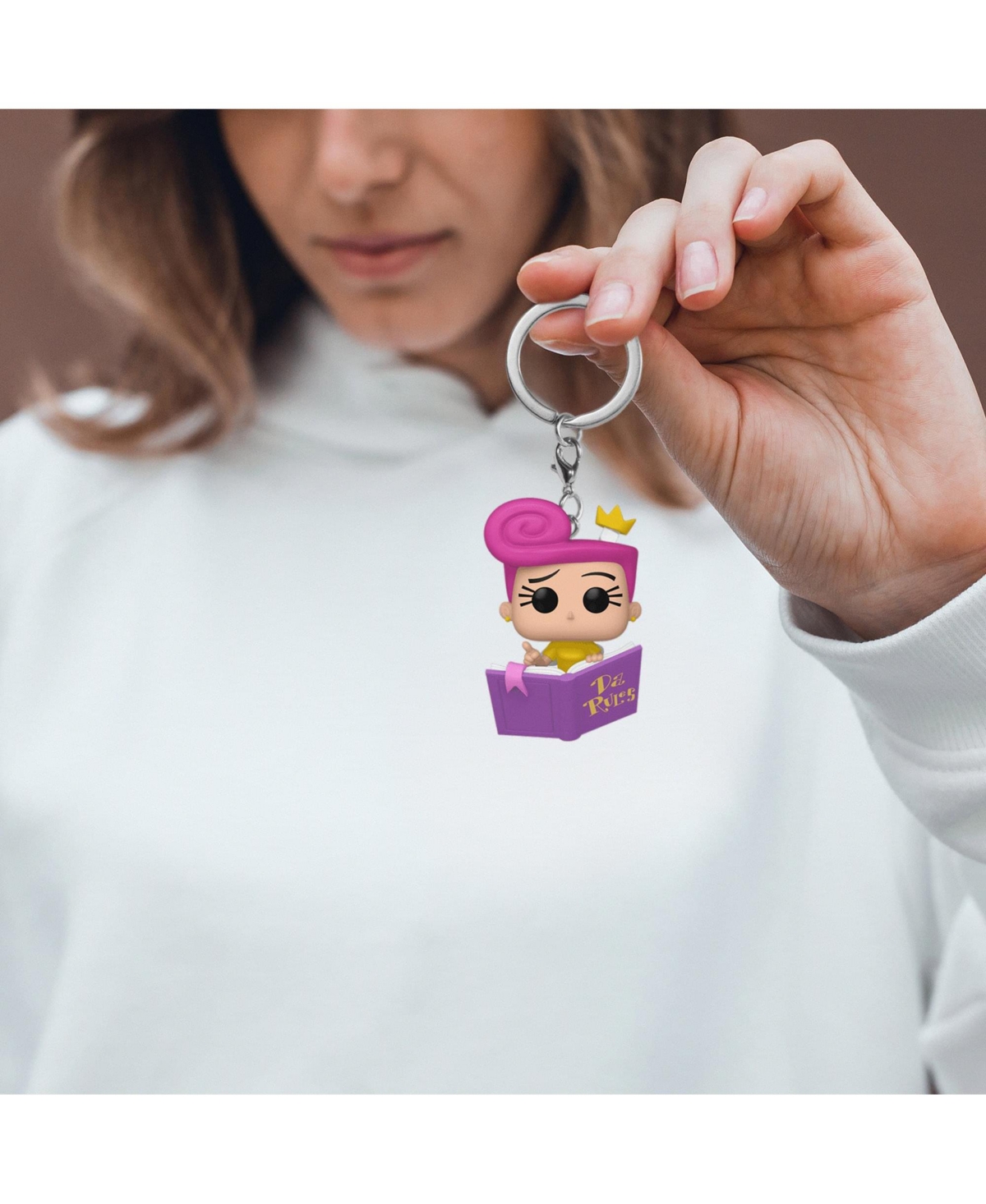 Funko Fairly Odd Parents Pop Keychain | Wanda
