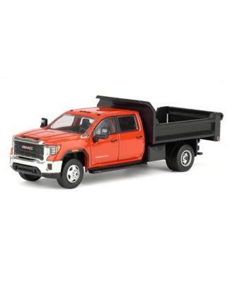 1/64 2022 GMC Sierra 3500HD with Dump Bed Cardinal Red Diecast Exclusive 51563-B