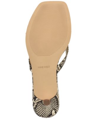 Women's Cassa Thong Low Kitten Heel Dress Sandals